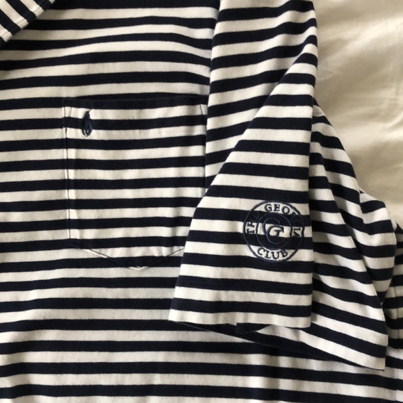 Polo Golf Men’s Polo - Blue/White - Large - Picture 3 of 4